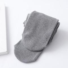 Girls Ribbed Knit Pantyhose for Autumn and Spring
