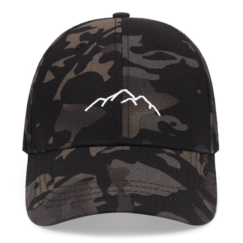 Camouflage Baseball Cap Embroidery Sunscreen Dad Hat Women Sports Hats