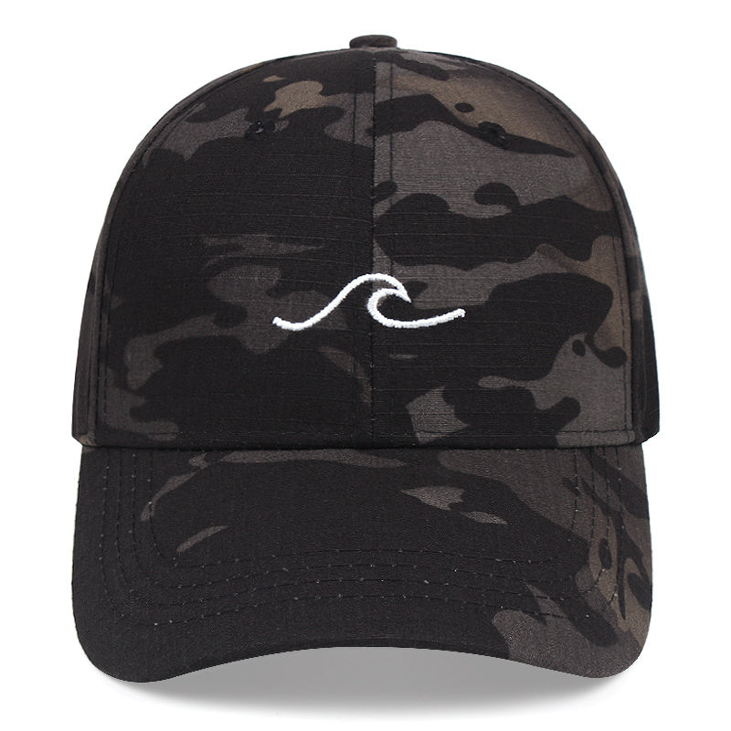 Camouflage Baseball Cap Embroidery Sunscreen Dad Hat Women Sports Hats