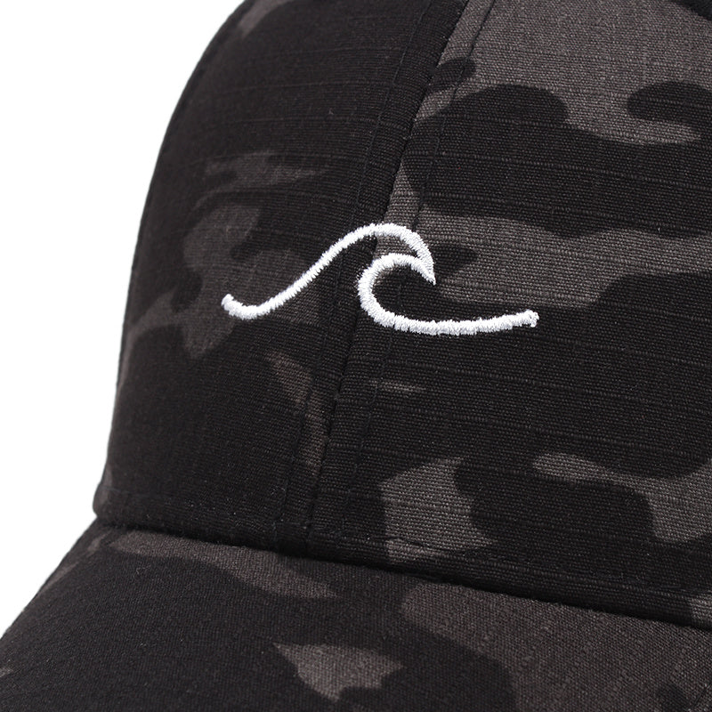 Camouflage Baseball Cap Embroidery Sunscreen Dad Hat Women Sports Hats