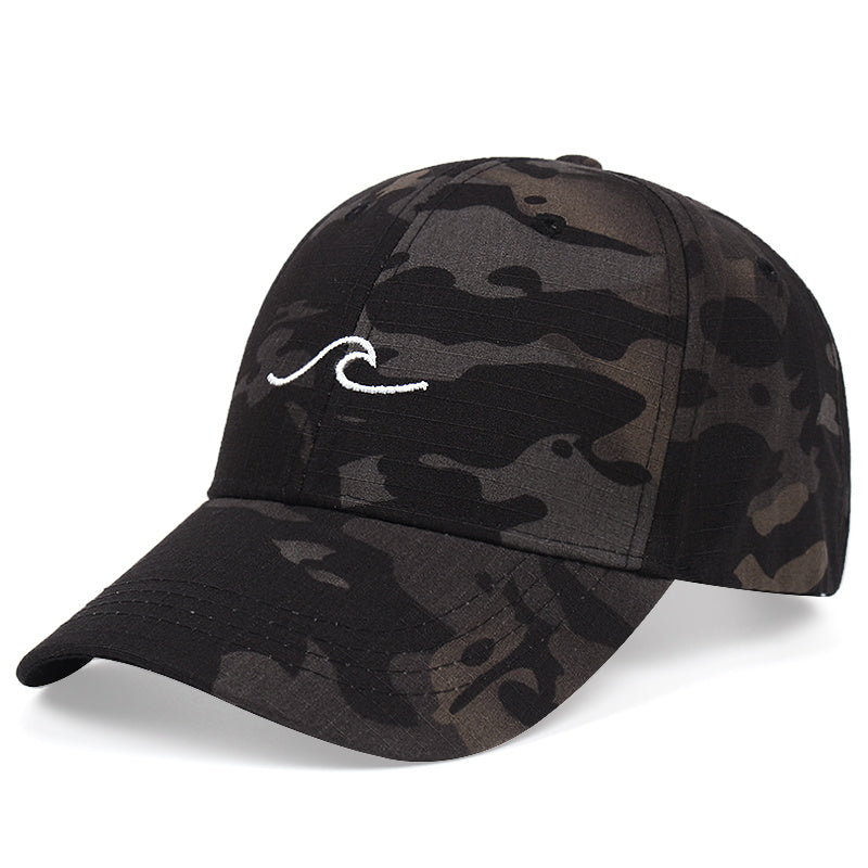Camouflage Baseball Cap Embroidery Sunscreen Dad Hat Women Sports Hats