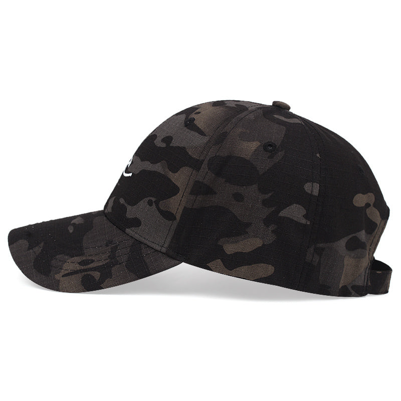 Camouflage Baseball Cap Embroidery Sunscreen Dad Hat Women Sports Hats