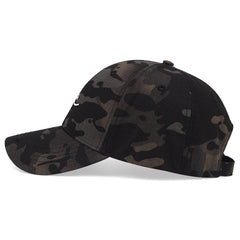 Camouflage Baseball Cap Embroidery Sunscreen Dad Hat Women Sports Hats