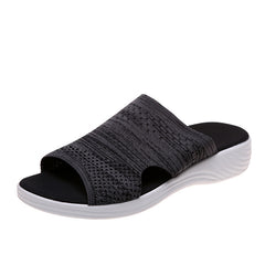 Women's Cut out Wedge Slippers Anti-skid Outdoor Casual Slippers
