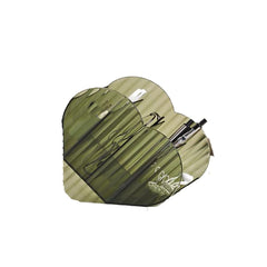 Makeup Brush Holder Organizer Heart Shape 4 Slot Cup for Vanity Bathroom