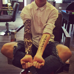 Cooling Unisex Tattoo Arm Sleeves for Sun Protection