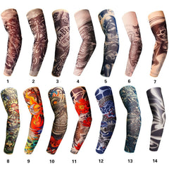 Cooling Unisex Tattoo Arm Sleeves for Sun Protection