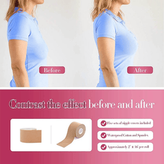 Invisible Breast Lifting Tape for Strapless Dresses