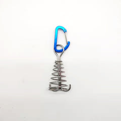 Octopus Deck Nail & Carabiner Adjustable Anchor Pegs for Camping Tent