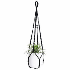 Vertical Planters Plant Hanger Indoor Hanging Wooden Beads No Fringe
