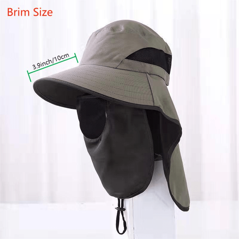 Outdoor Fishing Sunshade Cap with Removable Mask
