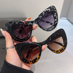 Y2K Cat Eye Sunglasses Gradient Lens UV400