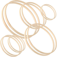 12 Pieces Bamboo Floral Hoop Set DIY Wedding Decor