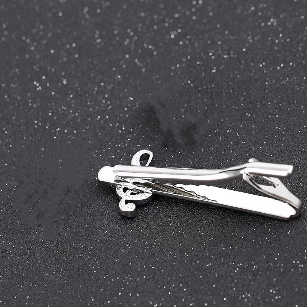 Men's Musical Note Button Cufflinks Faux Diamond Wedding Suit Accessories
