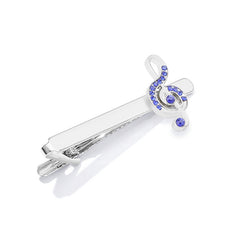 Men's Musical Note Button Cufflinks Faux Diamond Wedding Suit Accessories