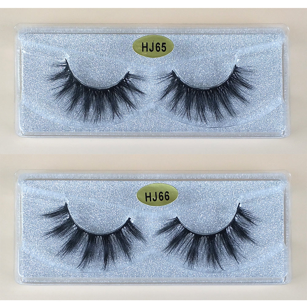 20 Pairs Natural Fluffy 3D Mink Lashes False Eyelashes Extension