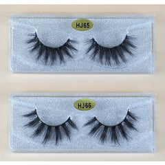20 Pairs Natural Fluffy 3D Mink Lashes False Eyelashes Extension