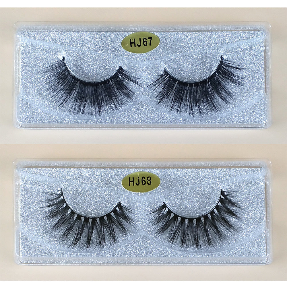 20 Pairs Natural Fluffy 3D Mink Lashes False Eyelashes Extension