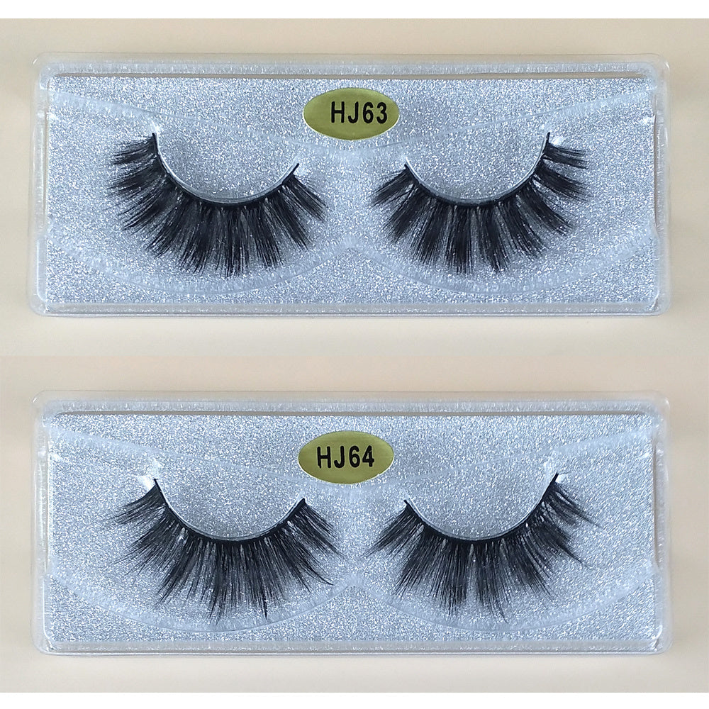 20 Pairs Natural Fluffy 3D Mink Lashes False Eyelashes Extension