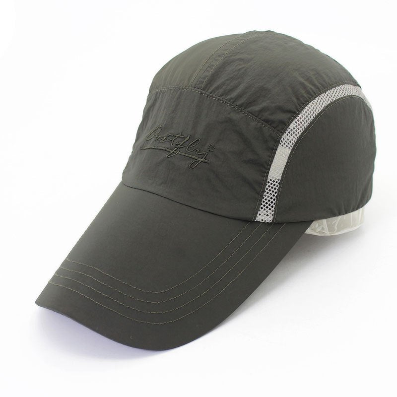 Men's Quick Drying Sports Cap with Extended Brim Summer Sun Hat
