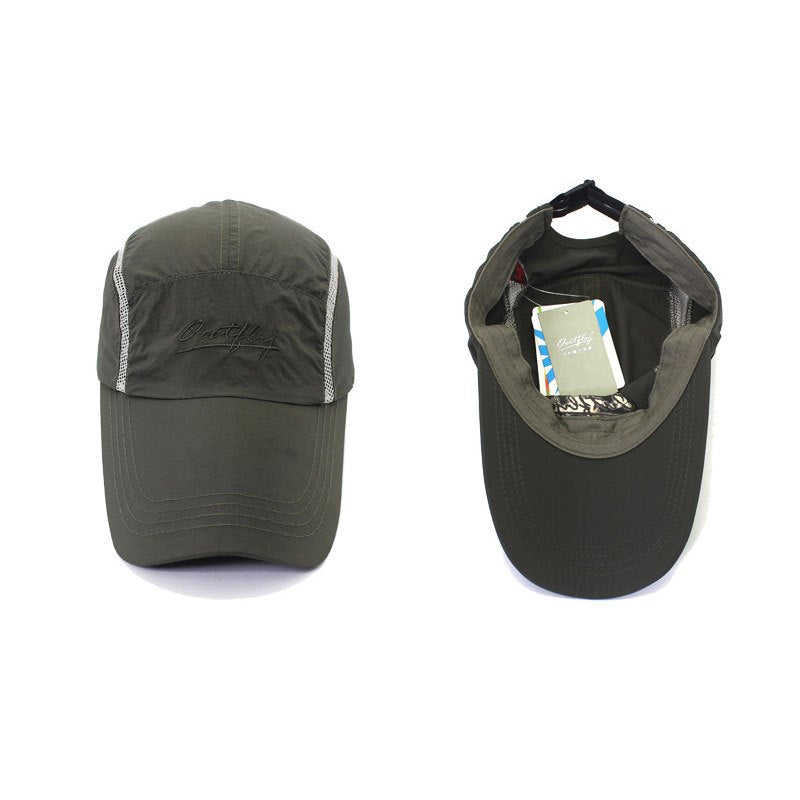 Men's Quick Drying Sports Cap with Extended Brim Summer Sun Hat