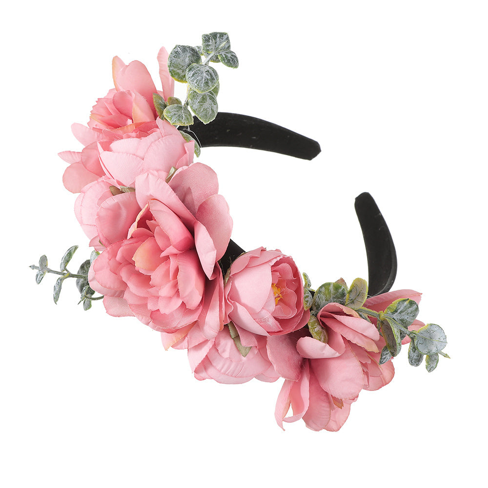 Bridal Wedding Flowers Headband Hair Hoops Bohemian Style Hair Bands For Women