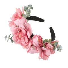 Bridal Wedding Flowers Headband Hair Hoops Bohemian Style Hair Bands For Women