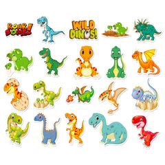 50pcs Dinosaur Stickers Waterproof Cartoon Stickers for Girls DIY Creative Toys