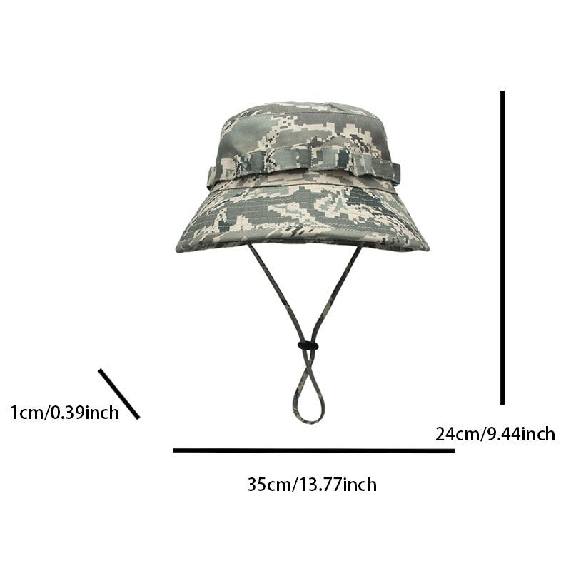 Camouflage Mountaineering Basin Hat Outdoor Sun Protection Hat