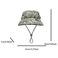 Camouflage Mountaineering Basin Hat Outdoor Sun Protection Hat