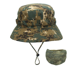 Camouflage Mountaineering Basin Hat Outdoor Sun Protection Hat