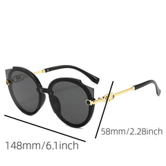 Cat Eye Jelly Polarized Sunglasses UV400
