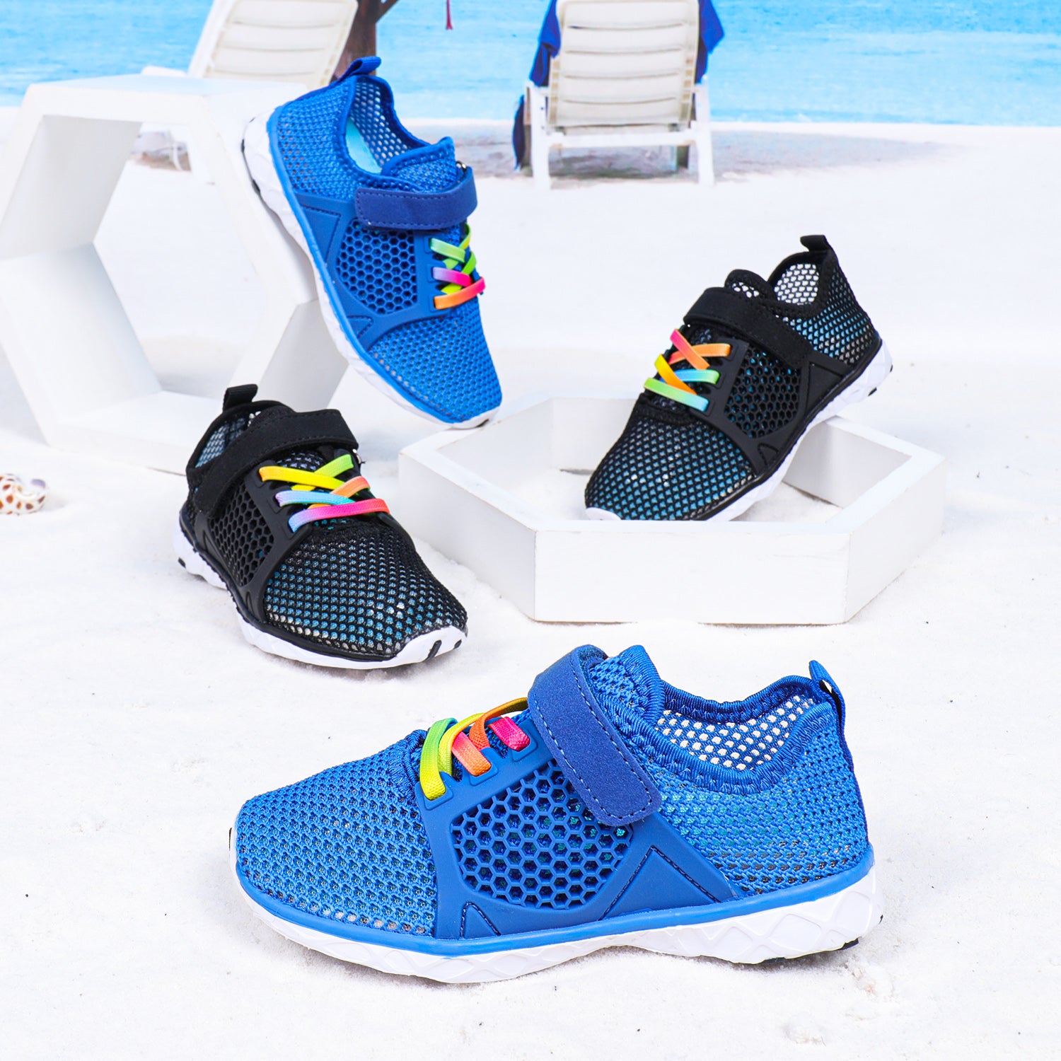 Kids' Lightweight Water Shoes - Beach, Creek, & Hiking Adventures