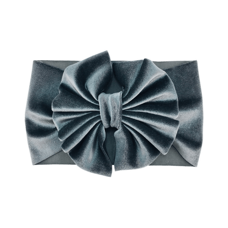 Cute Cartoon Velvet Bow Headbands for Baby Girls