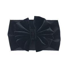 Cute Cartoon Velvet Bow Headbands for Baby Girls