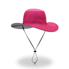 Quick Dry Wide Brim Sun Hat Breathable Bucket Hat for Hiking Fishing