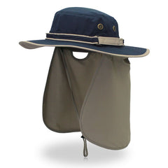Unisex Quick Drying Sun Hat With Neck Guard Lightweight UV Protection Bucket Hat