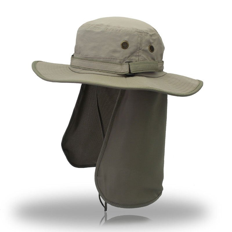 Unisex Quick Drying Sun Hat With Neck Guard Lightweight UV Protection Bucket Hat