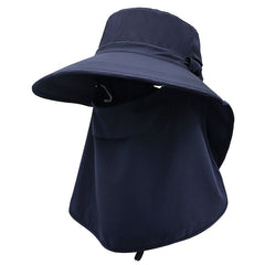 Quick Dry Sun Hat with Face Covering UV Protection Boonie Hats