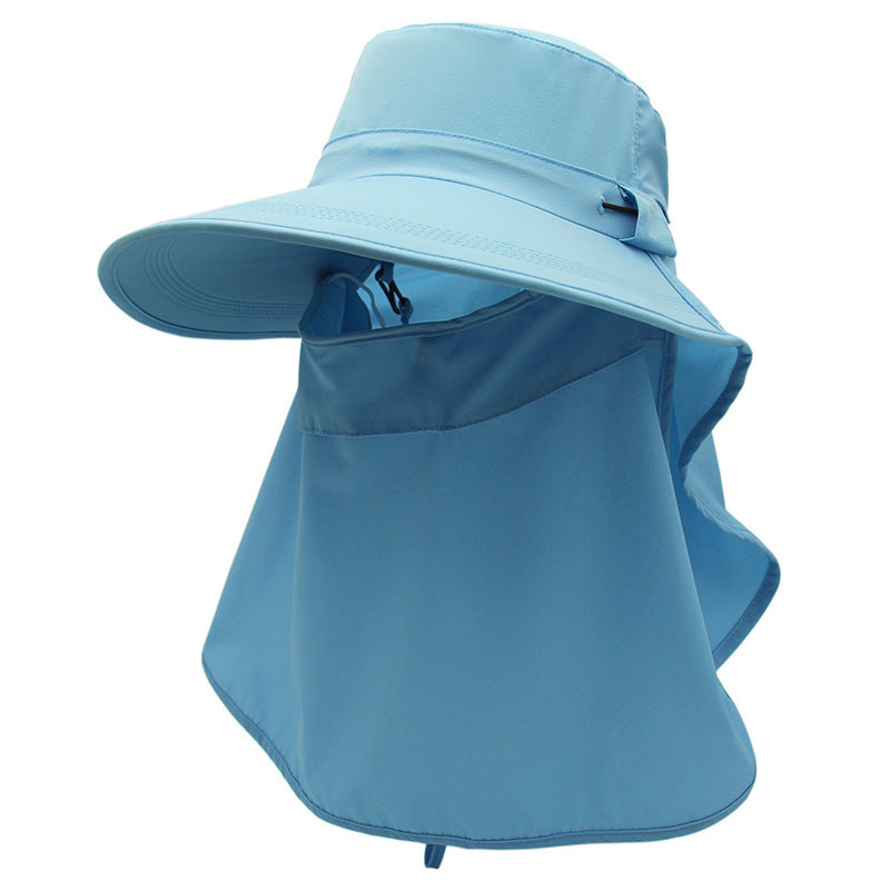 Quick Dry Sun Hat with Face Covering UV Protection Boonie Hats