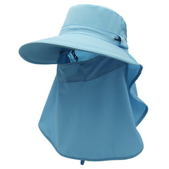 Quick Dry Sun Hat with Face Covering UV Protection Boonie Hats