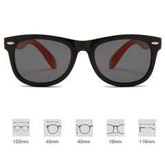 Retro Polarized Sunglasses for Boys Girls Teen, Sun Protection
