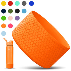 Silicone Water Bottle Boot Protector - Grips and Protects Your Bottle
