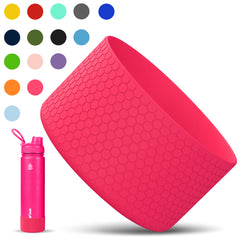Silicone Water Bottle Boot Protector - Grips and Protects Your Bottle