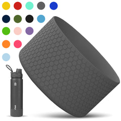 Silicone Water Bottle Boot Protector - Grips and Protects Your Bottle