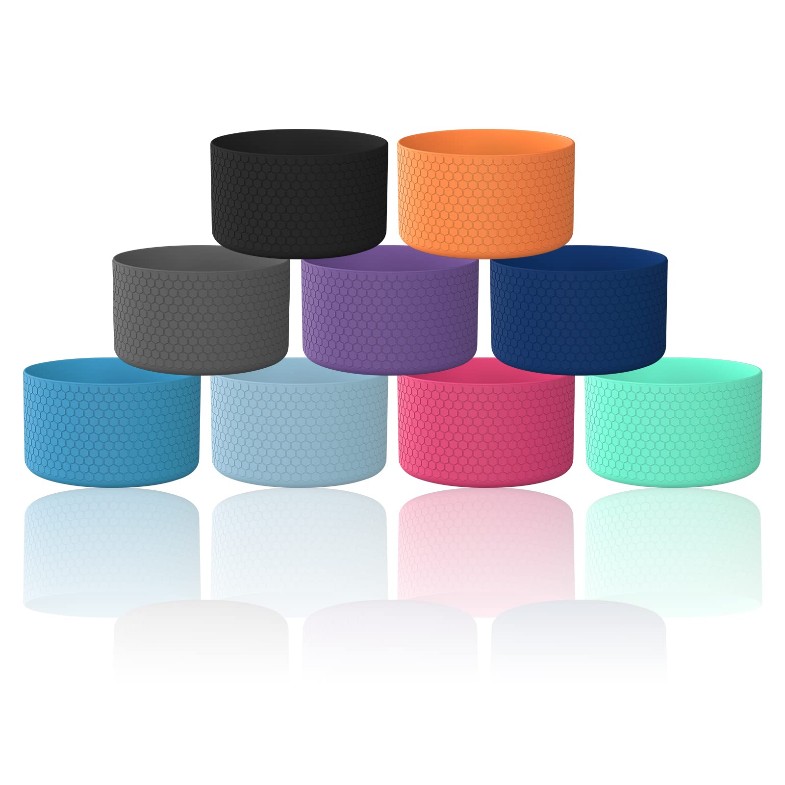 Silicone Water Bottle Boot Protector - Grips and Protects Your Bottle