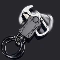 Metal Keychain with 360 Rotation for Outdoor and Business