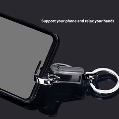 Metal Keychain with 360 Rotation for Outdoor and Business
