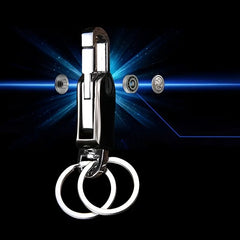 Metal Keychain with 360 Rotation for Outdoor and Business