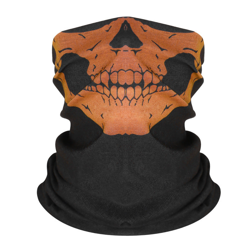 Skull Bike Motorcycle Helmet Neck Face Mask Paintball Ski Sport Headband